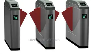 Automatic Turnstile Driveway Gates ID Card Flap Gate
