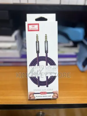 Earldom 3.5mm Male To Male Audio Cable - 1m Aux01