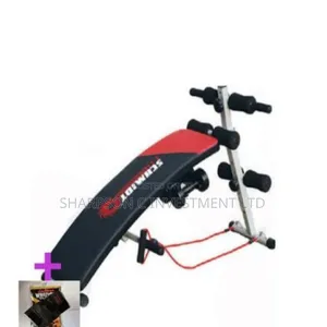 Sit-Up Bench With Dumbbell Resistance