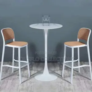 Quality 2 Plastic Bar Stool and Table