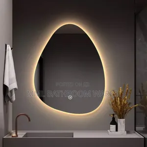 Special Shaped Water Drop Touch Screen Led Mirrors
