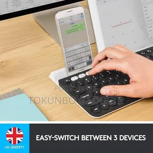 Logitech Multi-Device Wireless/ Bluetooth Keyboard