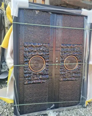 German Copper Cast Door 5ft (Entrance Door) 3d7