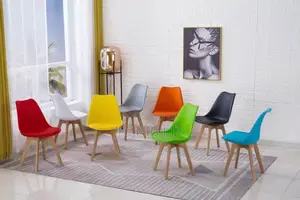 Simple Metallic With Cushion Chair
