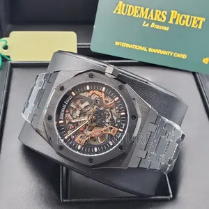 Original Audemars Piguet Black Stainless Steel Watch