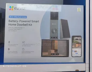 Ezviz Ep3x Pro Battery-Powered Smart Home Doorbell Kit.