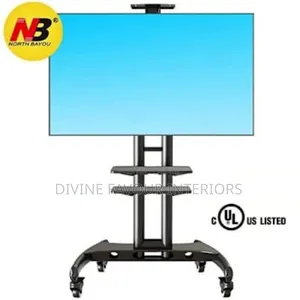 Nb Mobile Tv Stand With Wheels 32-65"