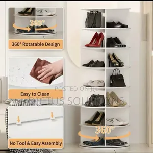 Rotating 360" 8 Tier Storage Organizer Rack