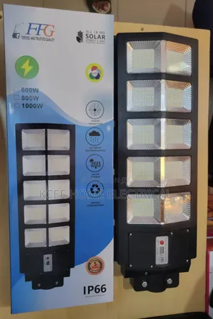 600w All in One Solar Street Light, Motion Sensor Remote