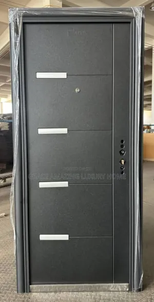 900×2100 Gray Steel Door