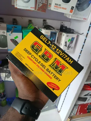 GBM Gel7-12 Deep Cycle Gel Battery 12v/7ah