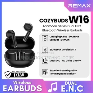 Remax Dual Enc True Wireless Earbuds Cozybuds W16