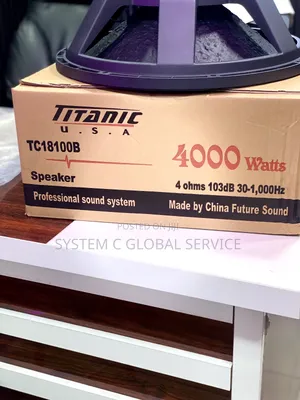 Titanic U.S.A Tc18100b Naked Speaker