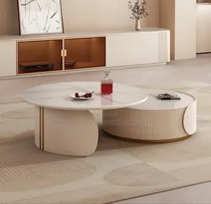 2in1 Marble Top Coffee Table