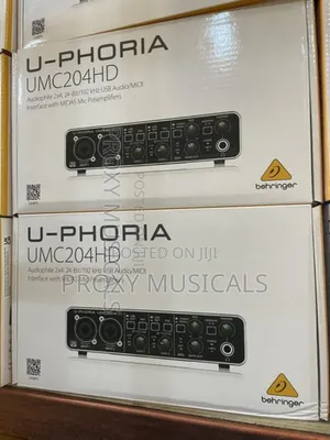 Behringer U-Phoria Umc204hd Soundcard Audio Interface