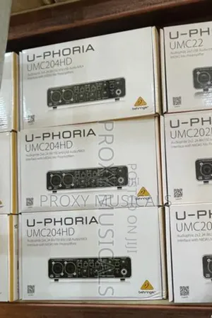 Behringer U-Phoria Umc204hd Soundcard Audio Interface