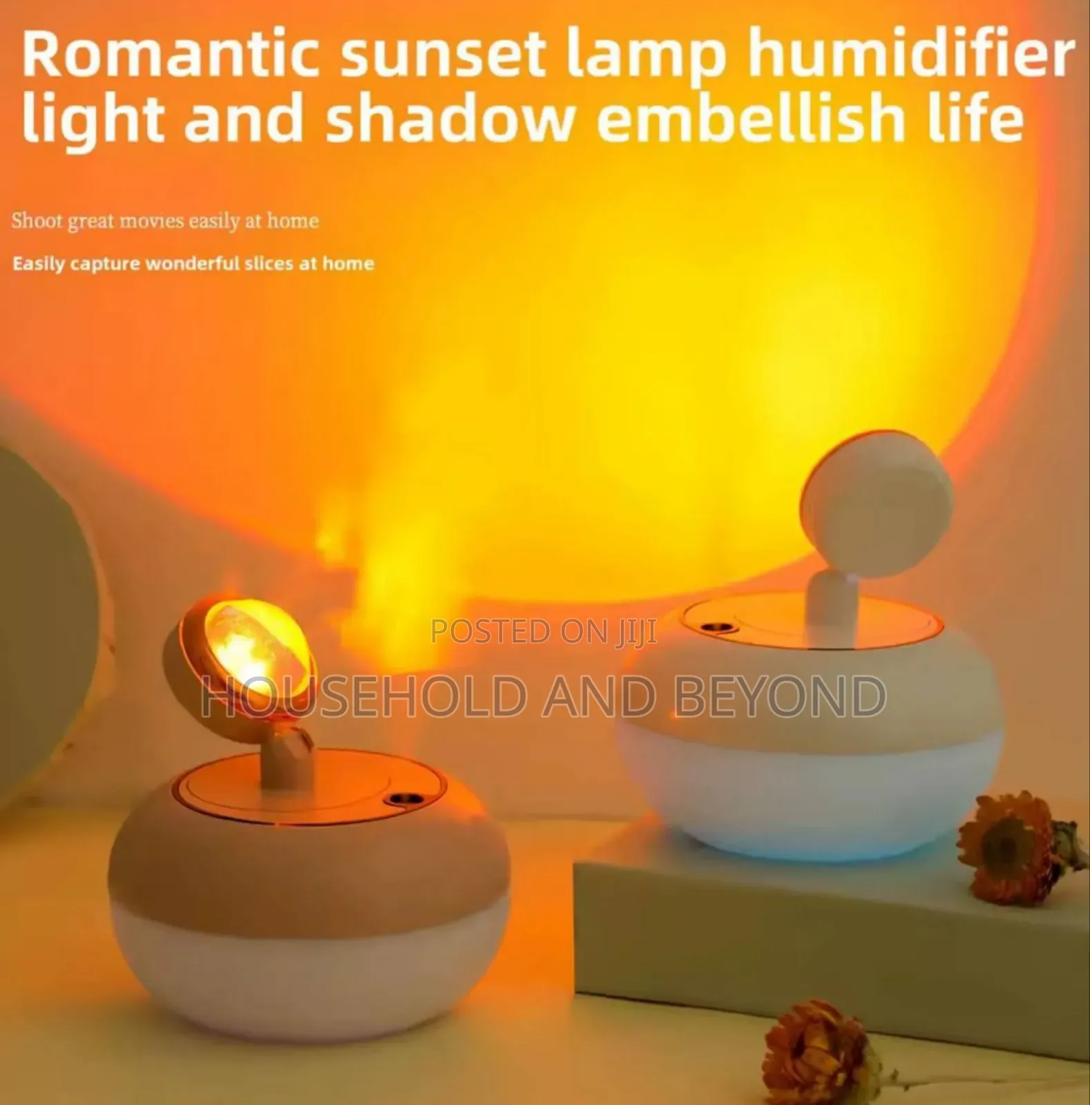 Hogar Sunset Humidifier Diffuser