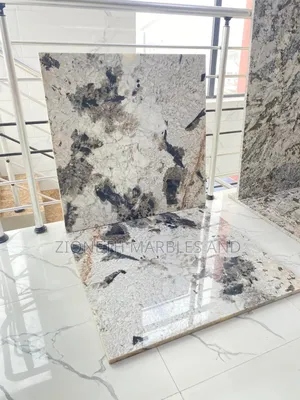 Italian Exotic White Granite Tiles 120x90 and 90x90 2cm