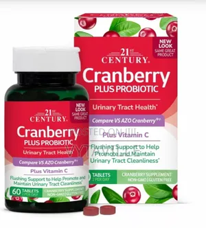 21st Century Cranberry + Probiotic Tablets X 60