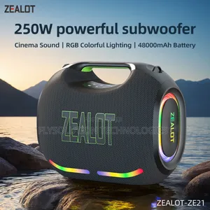 Ze21 Powerful 250w Subwoofer Potable Party Speaker