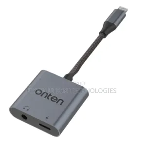 Onten Otn-132 2-in-1 Lightning to Audio Qc Charging Adapter