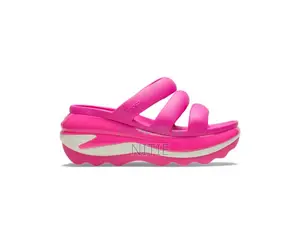 Megacrush Triple Strap Crocs Slides (Pink)