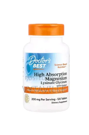 Doctor's Best Magnesium Glycinate Tablets X 120