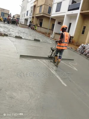 Solid Concrete Road Construction