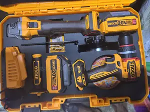 Ingco 20v Brushless Cordless Drill And Angle Grinder Combo