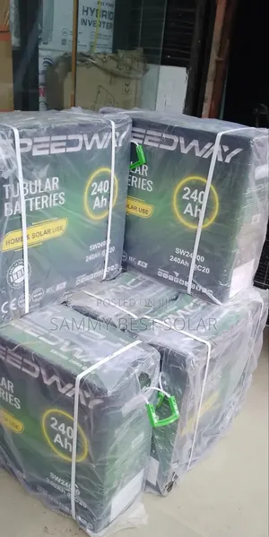 240ah 12v Speedway Solar Tall Tubular Battery Now Available.