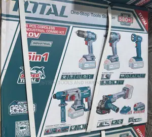 Total Tools 5 Pcs Cordless Industrial Combo Kit 20v