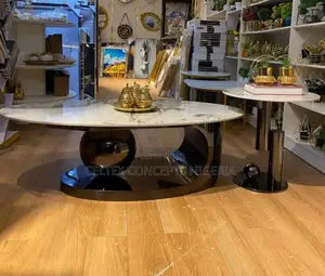2 In1 Marble Nesting Table