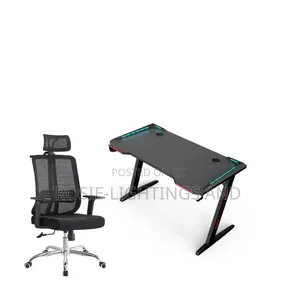 Studio Office / Z Gaming Table and High Back Chair