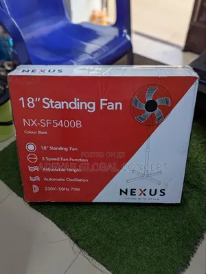 Nexus Nx-Sf5400b Nexus 18 Inches Stand Fan