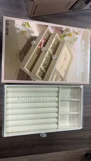 3 Layer Jewelry Box 
Available Colours: Gray and Pink