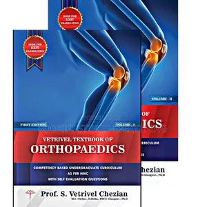 Vetrivel Textbook of Orthopaedics 2 Vol Set (Pb 2021)