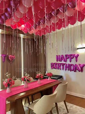 Gorgeous Pink Themed Birthday Decor
