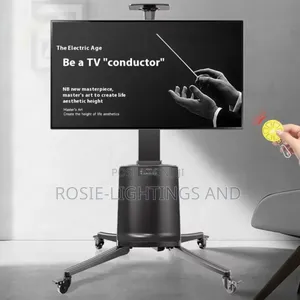 Motorized Heavy Duty Trolley Tv Hanger With Remote 55" - 85"