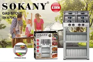 Sokany Gas Stove With Stand