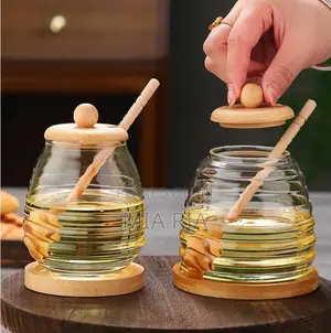 Borosilicate Glass Honey Jar