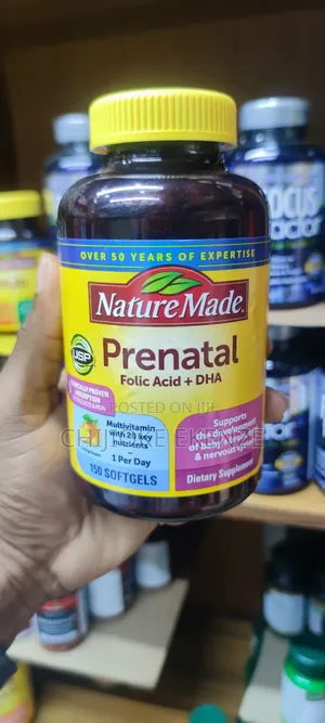 Nature Made Prenatal (Folic Acid + Dha) X 150 Soft Gels