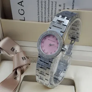 Original Bvlgari Silver Stainless Steel Watch
