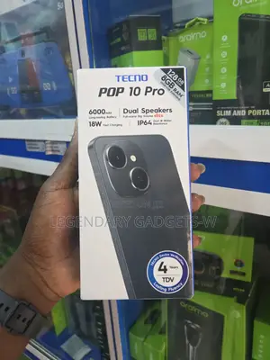 New Tecno Pop 10 128 GB Black