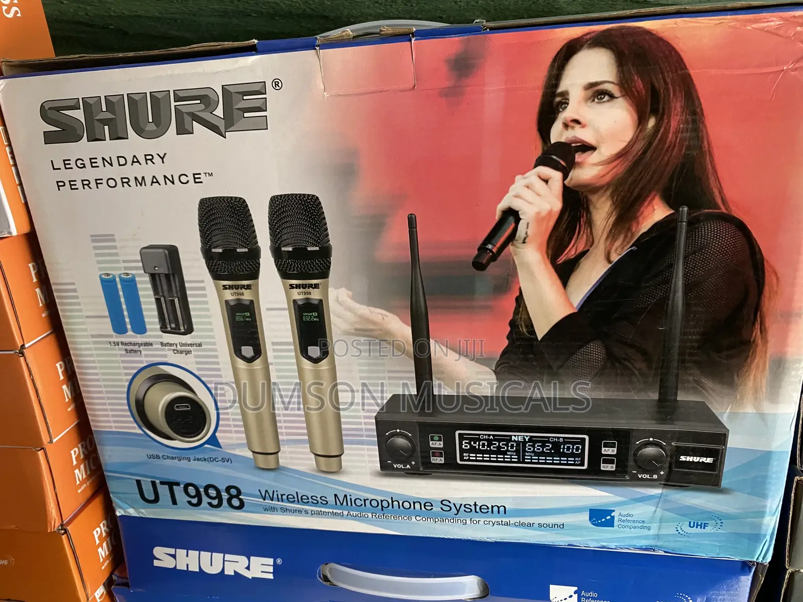 Shure Ut-883 Wireless Microphone System Uhf