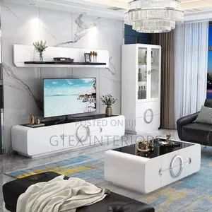 Set of Tv Stand, Center Table and Bar