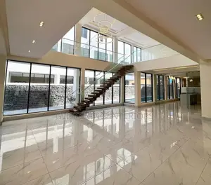 Staircase Wooden 10mm Tempered Glass