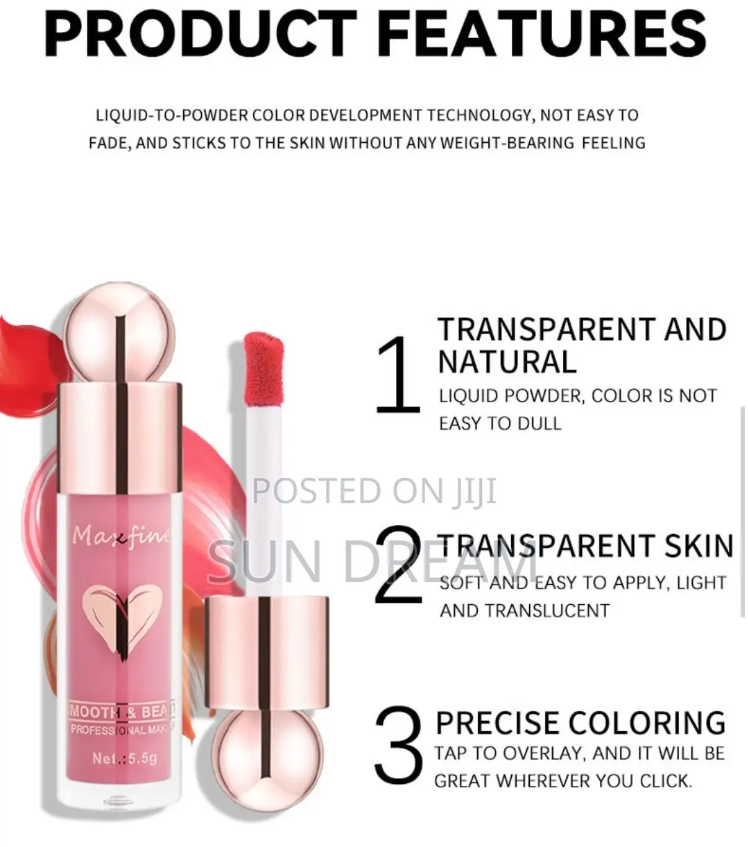 Face Blush Make Up Liquid Blush