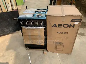 Aeon Arc5031 Gas Cooker – 3 Burners + 1 Hotplate + Oven