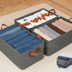 Jean Bag Cloth Organizer Box