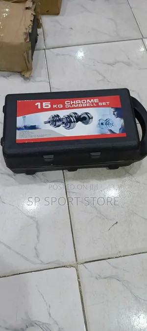 15kg Chrome Dumbbell Box